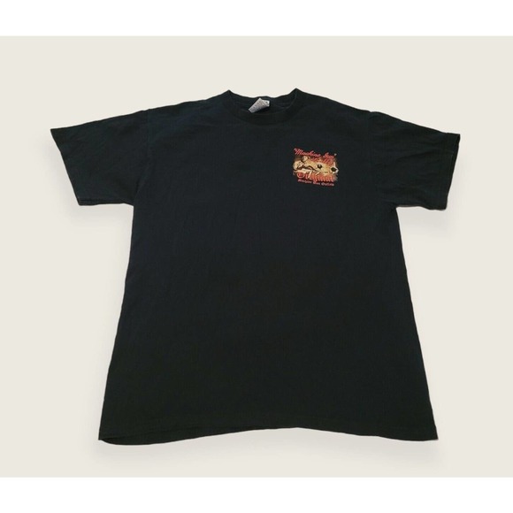 Gangster Machine Gun Kelly T Shirt Black Medium 2006 Mobster Crime Y2K - Picture 2 of 8